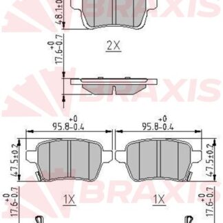 FREN BALATASI ARKA 500L 12> 1.4 1.6D MJET EGEA 16->