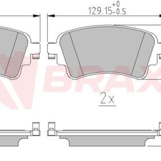 ARKA FREN BALATASI AUDI A4 1.4 TFSI 15>