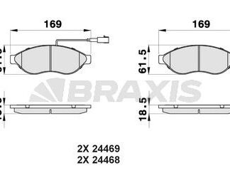 ON FREN BALATASI DUCATO III BOXER III JUMPER III 2.2HDI 2.2HDI 3.0HDI 16Q / 20Q 06> KARSAN JEST 12>