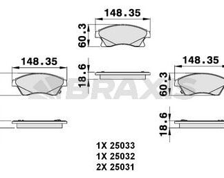 ON FREN BALATASI 15 INCH ASTRA J CRUZE AVEO T300