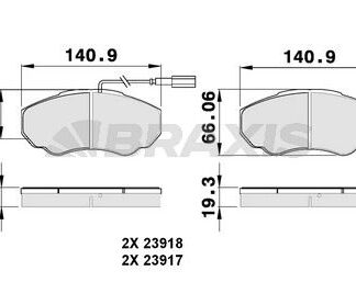 ON FREN BALATASI BOXER DUCATO JUMPER 2.0HDI 2.0I 2.2HDI 14Q 02 06