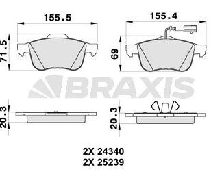 ON FREN BALATA ALFA ROMEO GIULIETTA 1.4 TB 163 1.4 TB 170 2.0 JTDM 140 2.0 JTDM 163 2.0 JTDM 170 10=