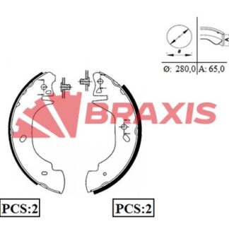 ARKA FREN PABUCLU BALATA TRANSIT T15 2.5D 80PS / 100PS 92>00 AVRUPA 91>94