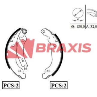ARKA FREN BALATASI PABUC P306 SEDAN / HB XSARA 1.4 1.6 1.8 1.8D 1.9D 1.5 DIZEL (97 00)