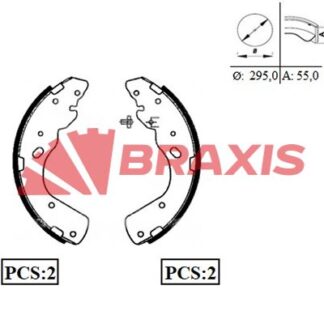 ARKA FREN BALATASI PABUC B2500 PICK UP 06>15 BT 50 FORD RANGER 06>12