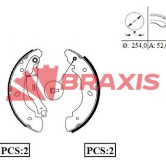 ARKA FREN PABUCLU BALATA TRANSIT V184 01>06 V347 2.2TDCI / 2.4TDCI / 3.2TDCI 06 /> (ONDEN CEKER)