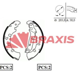 ARKA FREN BALATASI PABUC FIESTA IV / V 95>08 FUSION 02 /> FORD KA PUMA 1.6 97>02 MAZDA II 03>