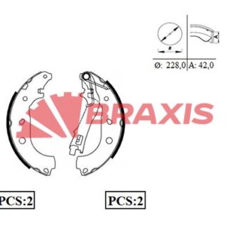 ARKA FREN BALATASI PABUC GRANDE PUNTO LINEA 1.3D MULTIJET 1.4 06 / 07>CORSA D