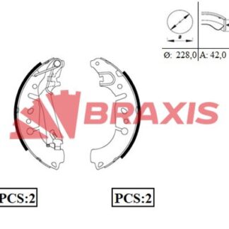 ARKA FREN BALATASI PABUC EGEA 1.3D / 1.4 / 1.6 FIAT 500L 0.9 / 1.3D