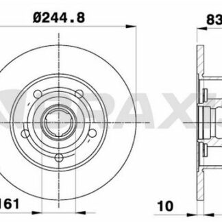 ARKA FREN AYNASI A4 1,6 / 1,8 20V / 1,8VT / 1,9TDI / 2,4 30V / 2,6 / 2,8 30V A4 AVANT 1,6 / 1,8 20V / 1,8T