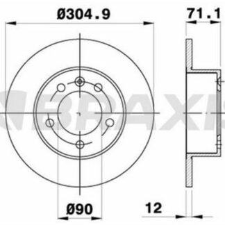 FREN DISKI ARKA MASTER III MOVANO B 2,3DCI 10>