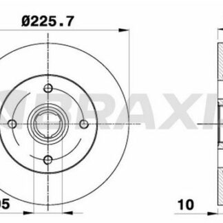 ARKA FREN DISK AYNASI CLIO I II MEGANE I R19 1.4 / 1.6 / 1.8 / 1.9 / 2.0