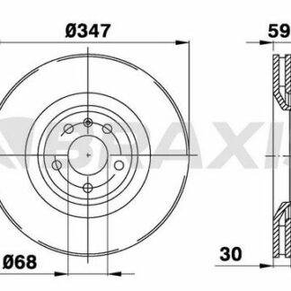 ON FREN AYNASI A6 AVANT ALLROAD 04>11