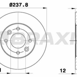 ON FREN AYNASI (DISKI) R9 R11 R19 R21 CLIO I II SYMBOL EXPRES MEGANE I LOGAN SANDERO 1,2 / 1,4 / 1,6 / 1,9