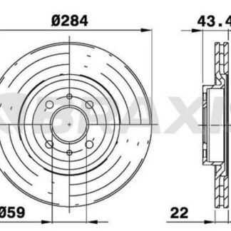 ON FREN DISK AYNASI BRAVO I II CROMA DOBLO IDEA LINEA MAREA STILO ALFA 155 1.2 / 1.3 / 1.4 / 1.6 / 1.8 / 1.9 / 2