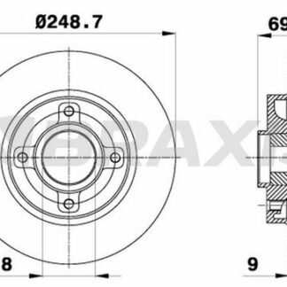 ARKA FREN DISK AYNASI SENSOR HALKASI ILE C4 C3 PICASSO DS3 C3 III P207 P307 P208 P2008 1.4 16V / 1.6