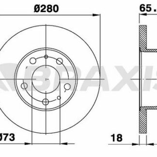 ON FREN DISK AYNASI DUCATO BOXER JUMPER 14Q (15 JANT) 94>02 HAVA SOGUTMASIZ