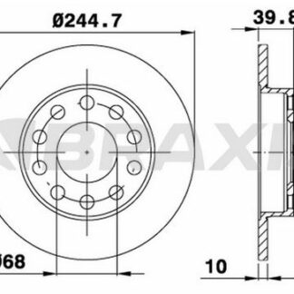 ARKA FREN AYNASI A80 91>94 A4 00>04 A4 AVANT 01>04 A4 CABRIOLET SEAT EXEO 08>