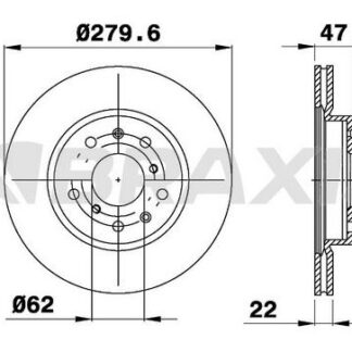 ON FREN DISK AYNASI HAVALI SEDICI SUZUKI SX4 1.6 / 1.9D / 2.0