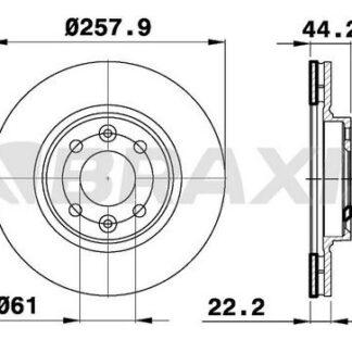 ON FREN DISK AYNASI CLIO IV SYMBOL II LOGAN II MCV II SANDERO II 0.9 / 1.2 / 1.5DCI / 1.6 12> (4 BIJON 25
