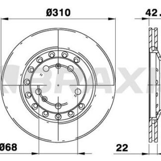 ARKA FREN DISK AYNASI HAVALI A8 4E_ 3.0 TDI QUATTRO / 4.0TDI QUATTRO / 4.2 QUATTRO / 6.0 W 12 QUATTRO 03 / 0