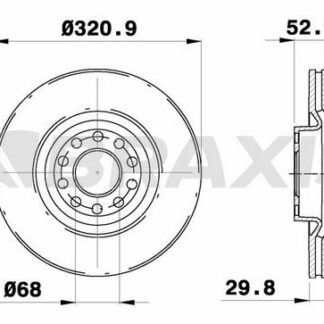 ON FREN DISK AYNASI HAVALI A6 AVANT 1.8T / 2.4T / 2.5TDI / 2.7T / 2.8 QUATRO