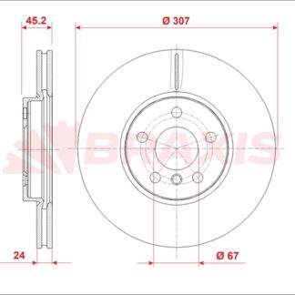 FREN DISKI ON BMW F45 F46 MINI F54 F60 14>