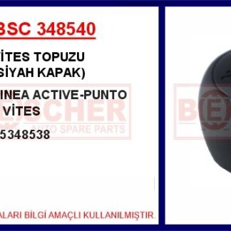 VITES TOPUZU LINEA ACTIVE PUNTO (SIYAH KAPAK) 5 VITES
