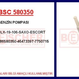 YAKIT POMPASI (BENZIN) FIAT BRAVA FIORINO MAREA TEMPRA TIPO UNO 1.4 1.6 91>