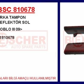 ARKA TAMPON REFLEKTOR SOL DOBLO III 09>