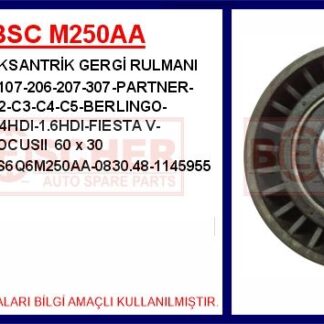 TRIGER GERGI RULMANI C5 II C5 III P308 P5008 P3008 NEMO SCUDO III EXPERT III JUMPY III P206 P207 P307 P407 C1 C2 C3 C4 FIESTA FOCUS 1.4HDI / 1.6HDI 01> NSK OLCU: (10*60*30)