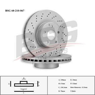FREN DISKI ON W215-220 99-05