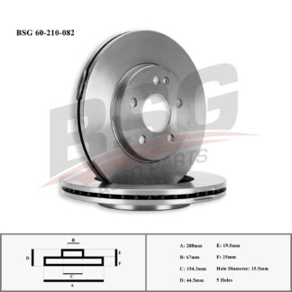 FREN DISKI ON W169-245 04-