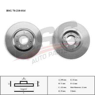 FREN DISKI ARKA 407/607 04-