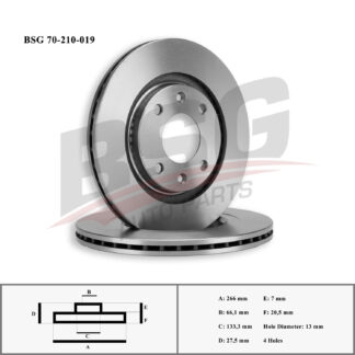 FREN DISKI ON 206/306/PARTNER/BERLINGO 96-