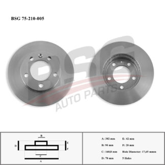 FREN DİSKİ ÖN 302MM ADET FIYATIDIR(KUTU İÇİ 2ADET) MASTER III/MOVANO B/NV400 09-