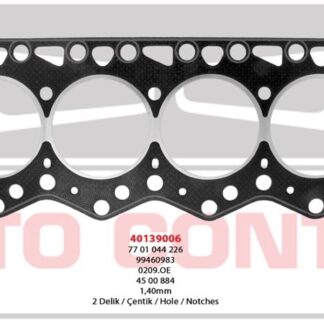 SİLİNDİR KAPAK CONTASI 1.40 MM 2 ÇENTIK MASTER TRAFIC 2.8 TD 94.40MM