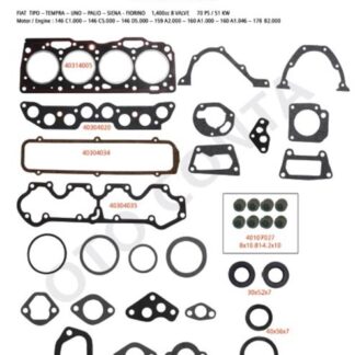 MOTOR TAKIM CONTA KEÇESİZ TIPO 1.4 UNO 70