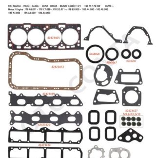 MOTOR TAKIM CONTA FULL KEÇELI MAREA 1.6