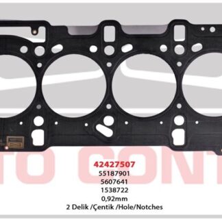 SİLİNDİR KAPAK CONTASI 2 DELİK PALIO ALBEA LINEA DOBLO FIORINO IDEA PANDA PUNTO GRANDE PUNTO / MITO / NEMO / ASTRA H J CORSA C D E COMBO MERIVA B