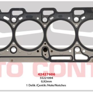 SİLİNDİR KAPAK CONTASI 1 DELİK LINEA DOBLO III BRAVO II IDEA GRANDE PUNTO / MITO GIULIETTA
