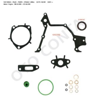 MOTOR TAKIM CONTA ALT VITON KEÇELI DOBLO 1.9D JTD