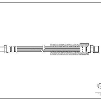 FREN HORTUMU ARKA (300mm) BMW E60 E61 E64 E65 E66 E67 03>09 E30 82>91