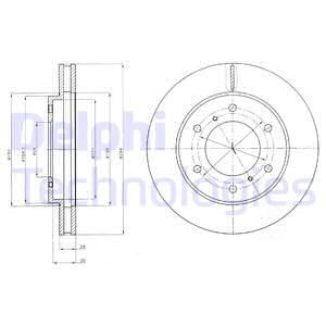 ON FREN DISK AYNASI HAVALI MITSUBISHI L200 2.5 D 4×4 06-12 PAJERO 10-13 3.2 (294X6)