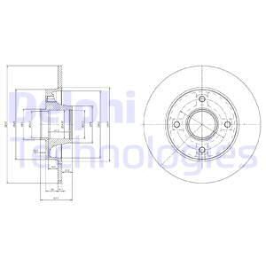 FREN DISKI ARKA 207 06> 208 12> 307 00> 2008 13> / C3 II 09> C3 PICASSO 09> C4 CACTUS 14> DS3 10> PO