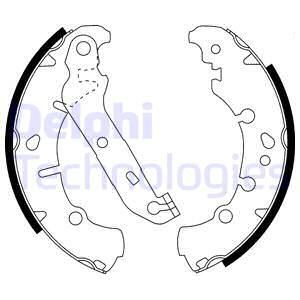 ARKA FREN BALATASI PABUC FIESTA V 1,3 / 1,6 16V / 1,4TDCI 11 / 01> FUSION 1,4 / 1,6 / 1,4 TDCI 08 / 02>