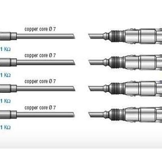 BUJI KABLO SETI VW GOLF 4 AUDI A3 AKL MOTOR 98 01