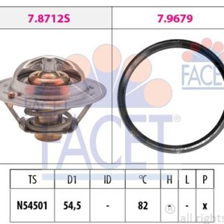 TERMOSTAT 82° C CONTALI RENAULT CLIO III,IV MEGANE III,IV FLUENCE DACIA DUSTER, LODGY NISSAN MICRA III,IV NOTE JUKE 1.2 1.5dCI 1.6 2.0