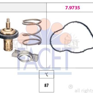TERMOSTAT 87 °C QASHQAI J11 CAPTUR CLIO IV KANGOO MEGANE III 1.5DCI , X117 15>18 W176 12>18 W246 13>18 C117 13>18