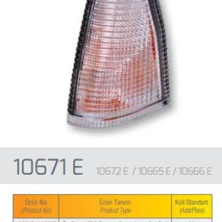 SINYAL LAMBASI SOL DUYSUZ BEYAZ DOGAN 90 MODEL